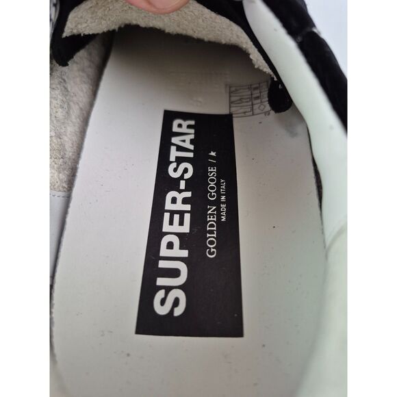 Golden Goose Women's Black Super-Star Swarovski Crystal Quilted Sneaker Size 40 - Picture 6 of 8